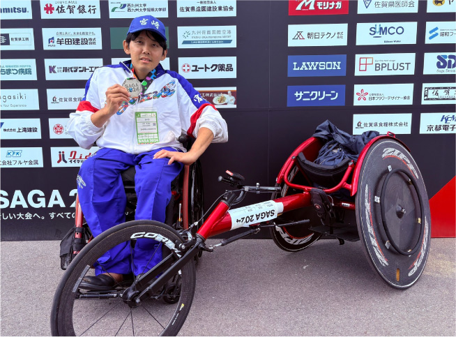 前原さん銀メダル獲得